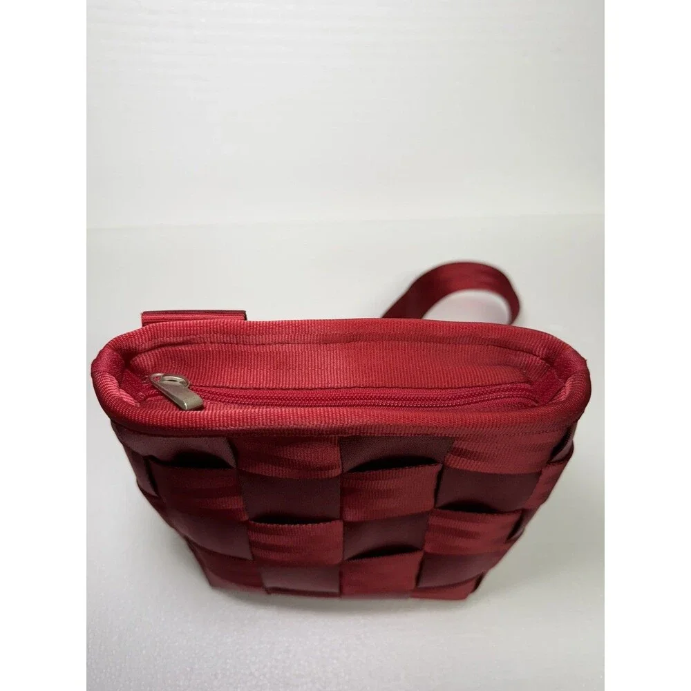 Original Seatbelt Bag Burgundy Mini Messenger Crossbody Bag Vintage Y2K Unique